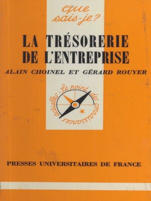 cover image of La trésorerie de l'entreprise